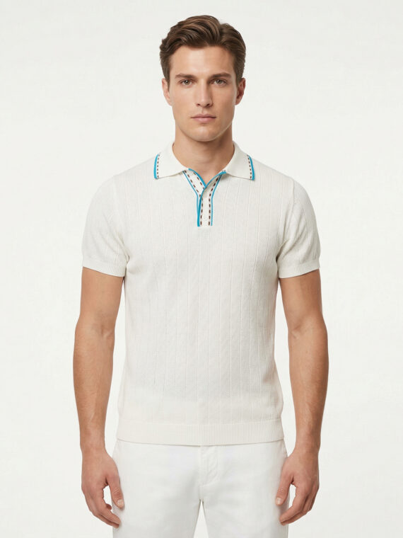tricou polo barbati portocaliu sandro livv
