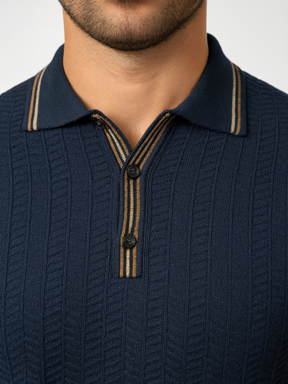 tricou polo barbati portocaliu sandro livv